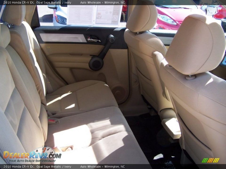 2010 Honda CR-V EX Opal Sage Metallic / Ivory Photo #15