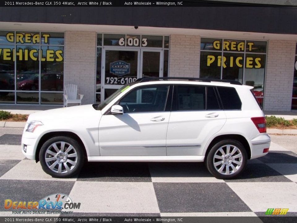 2011 Mercedes-Benz GLK 350 4Matic Arctic White / Black Photo #1