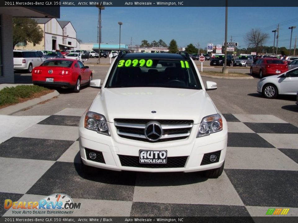 2011 Mercedes-Benz GLK 350 4Matic Arctic White / Black Photo #2