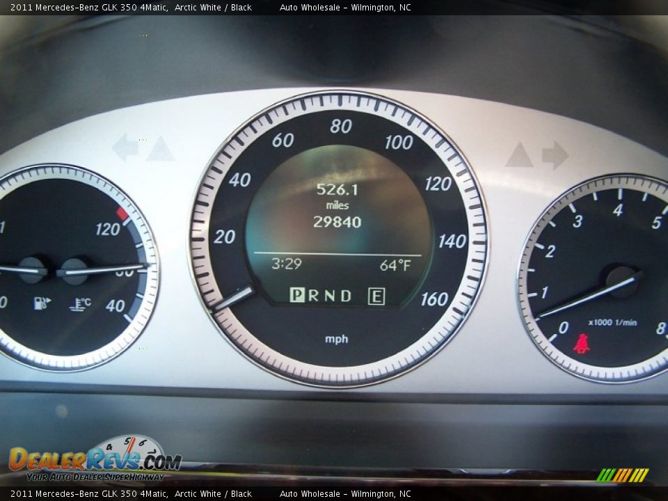2011 Mercedes-Benz GLK 350 4Matic Arctic White / Black Photo #17
