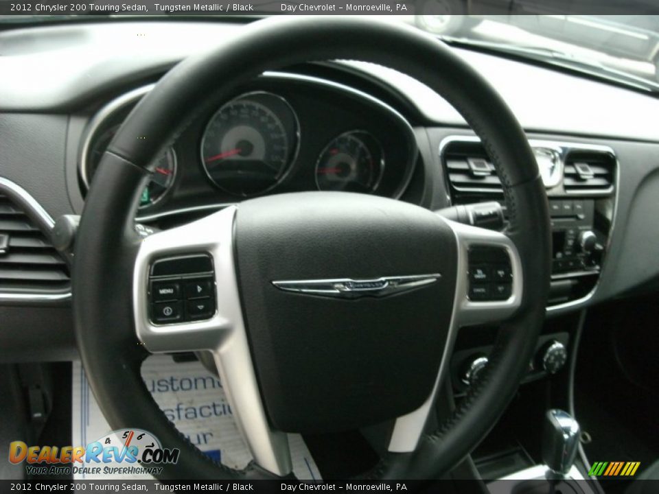 2012 Chrysler 200 Touring Sedan Tungsten Metallic / Black Photo #11