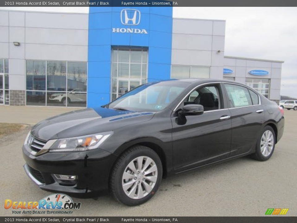 2013 Honda Accord EX Sedan Crystal Black Pearl / Black Photo #1