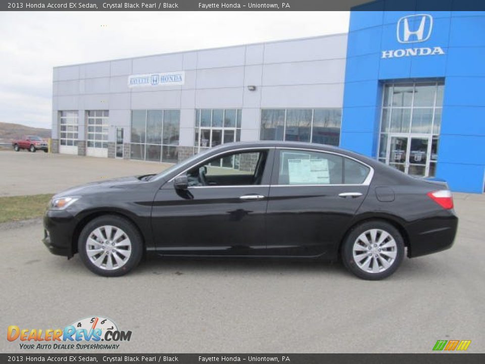 2013 Honda Accord EX Sedan Crystal Black Pearl / Black Photo #2