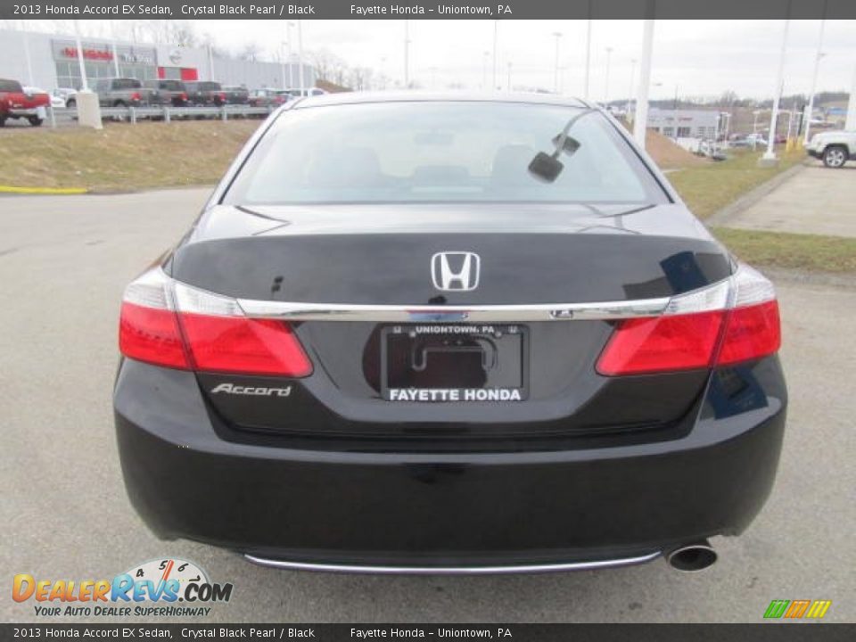 2013 Honda Accord EX Sedan Crystal Black Pearl / Black Photo #3