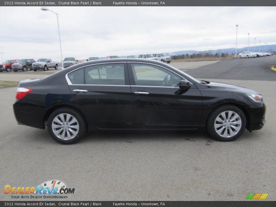 2013 Honda Accord EX Sedan Crystal Black Pearl / Black Photo #4