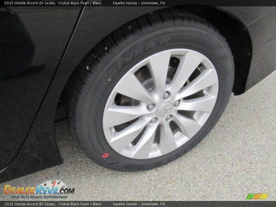 2013 Honda Accord EX Sedan Crystal Black Pearl / Black Photo #16