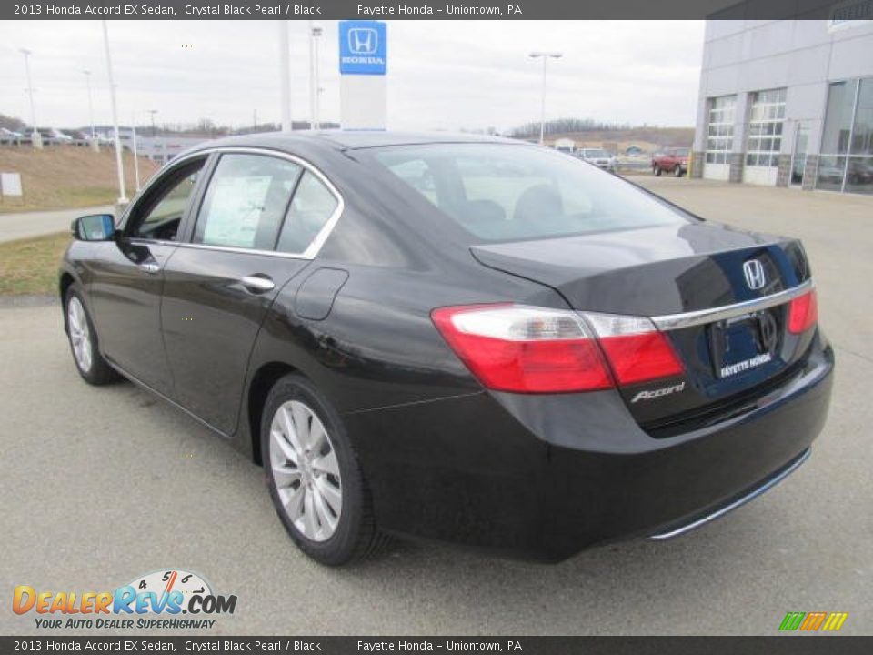 2013 Honda Accord EX Sedan Crystal Black Pearl / Black Photo #17