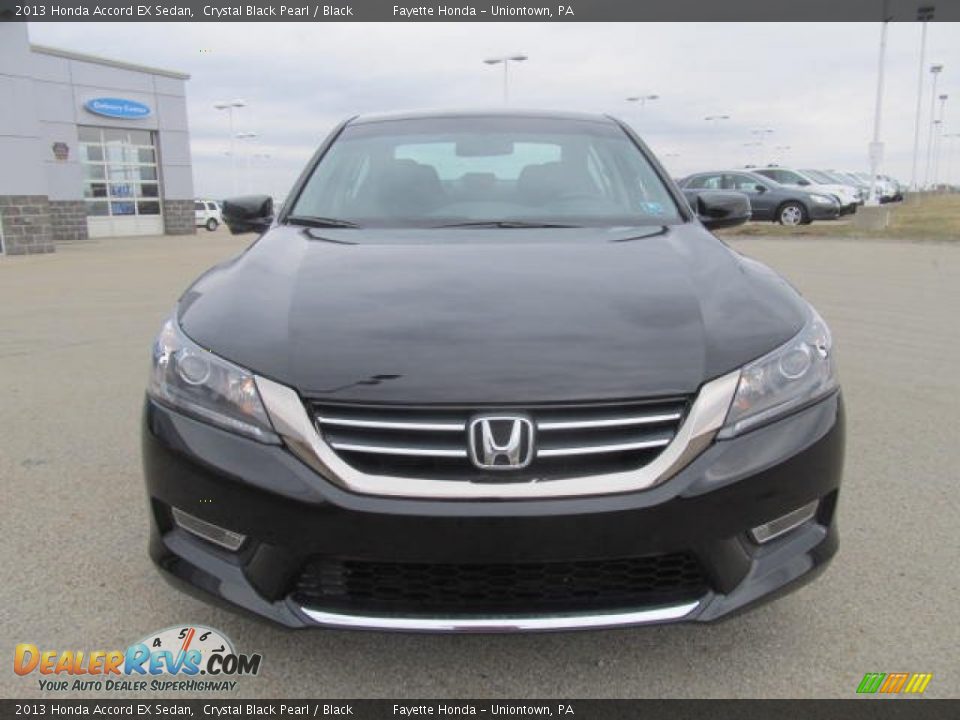 2013 Honda Accord EX Sedan Crystal Black Pearl / Black Photo #19