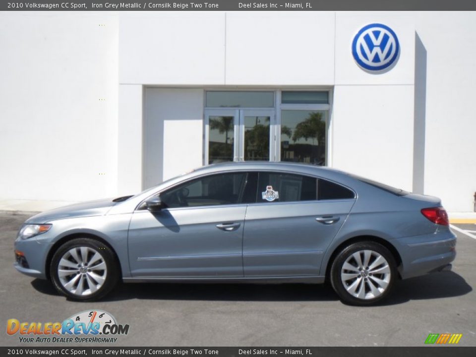 2010 Volkswagen CC Sport Iron Grey Metallic / Cornsilk Beige Two Tone Photo #2