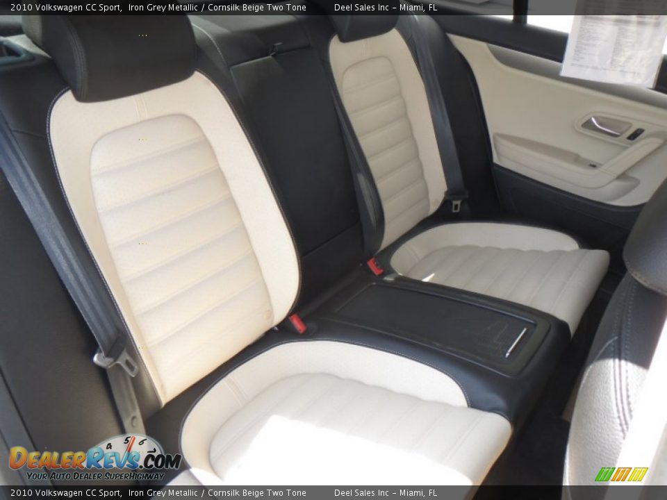 2010 Volkswagen CC Sport Iron Grey Metallic / Cornsilk Beige Two Tone Photo #11