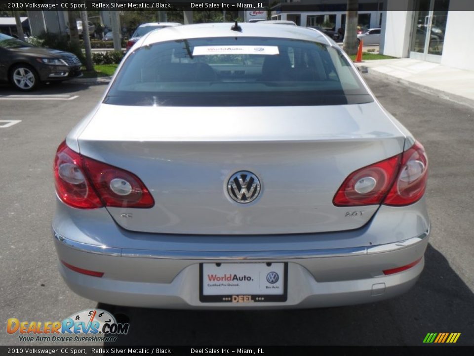 2010 Volkswagen CC Sport Reflex Silver Metallic / Black Photo #4