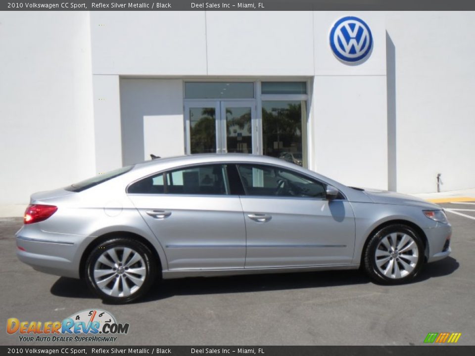 2010 Volkswagen CC Sport Reflex Silver Metallic / Black Photo #6