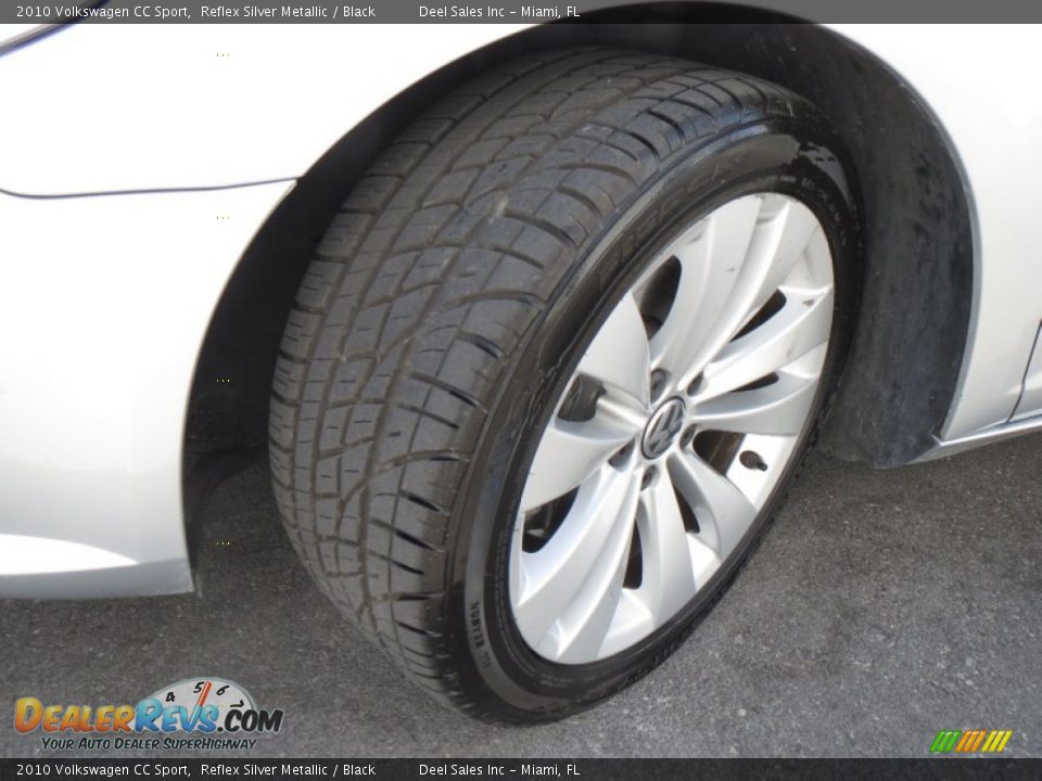 2010 Volkswagen CC Sport Reflex Silver Metallic / Black Photo #13