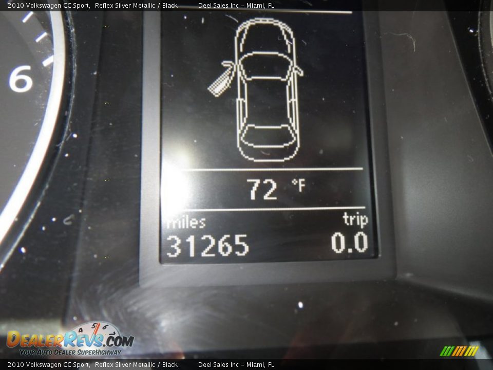 2010 Volkswagen CC Sport Reflex Silver Metallic / Black Photo #15