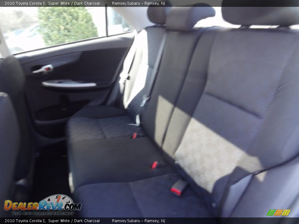2010 Toyota Corolla S Super White / Dark Charcoal Photo #15