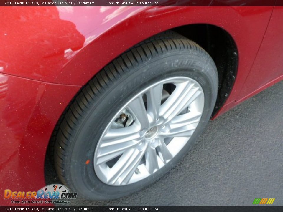 2013 Lexus ES 350 Matador Red Mica / Parchment Photo #9