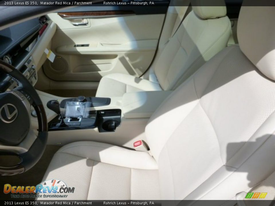 2013 Lexus ES 350 Matador Red Mica / Parchment Photo #10