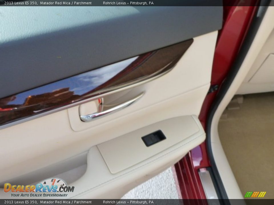 2013 Lexus ES 350 Matador Red Mica / Parchment Photo #13