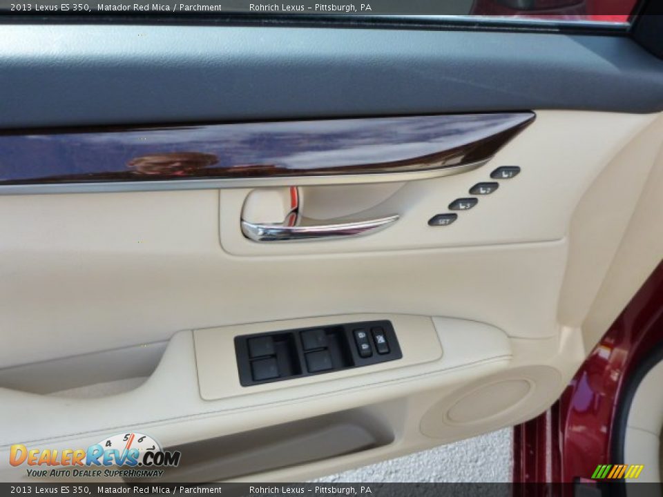 2013 Lexus ES 350 Matador Red Mica / Parchment Photo #14