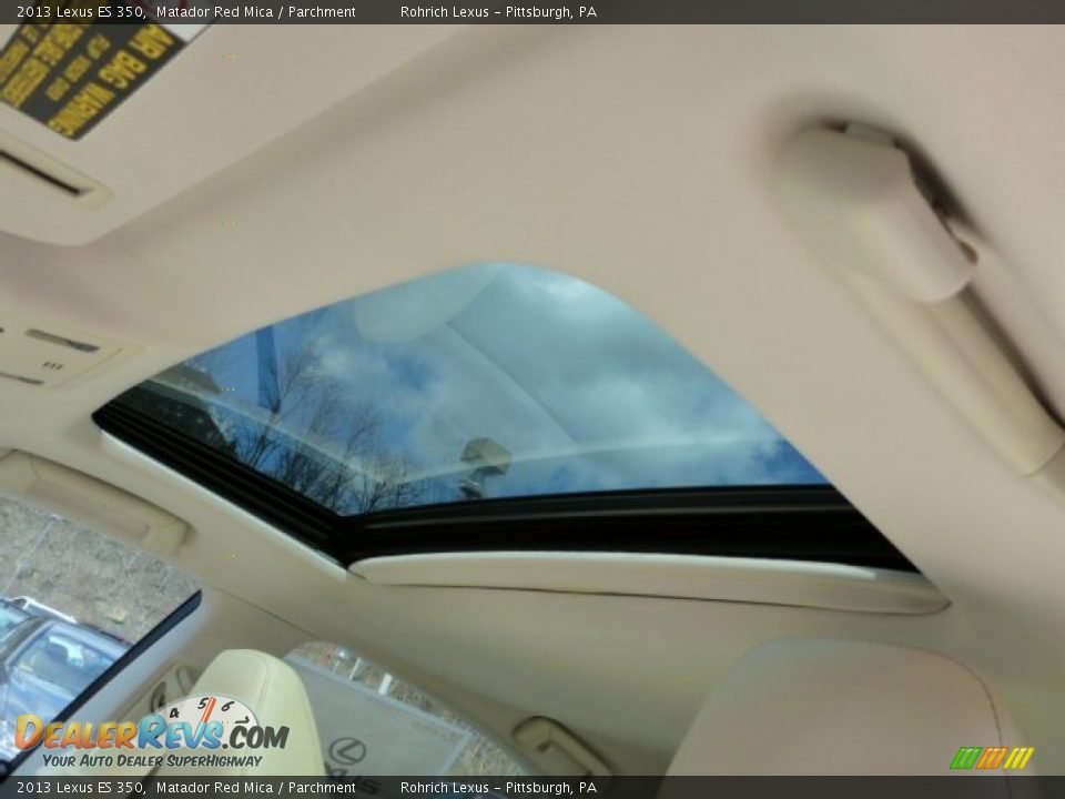 2013 Lexus ES 350 Matador Red Mica / Parchment Photo #15