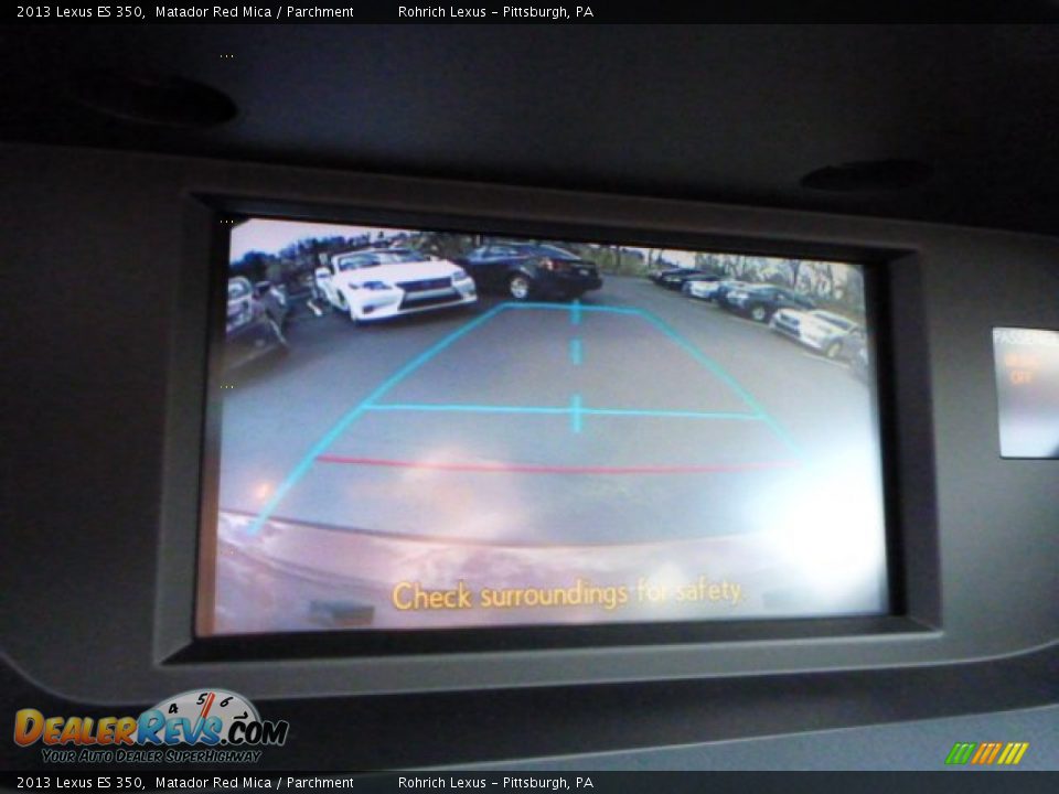 2013 Lexus ES 350 Matador Red Mica / Parchment Photo #17
