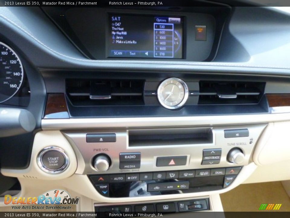 2013 Lexus ES 350 Matador Red Mica / Parchment Photo #18