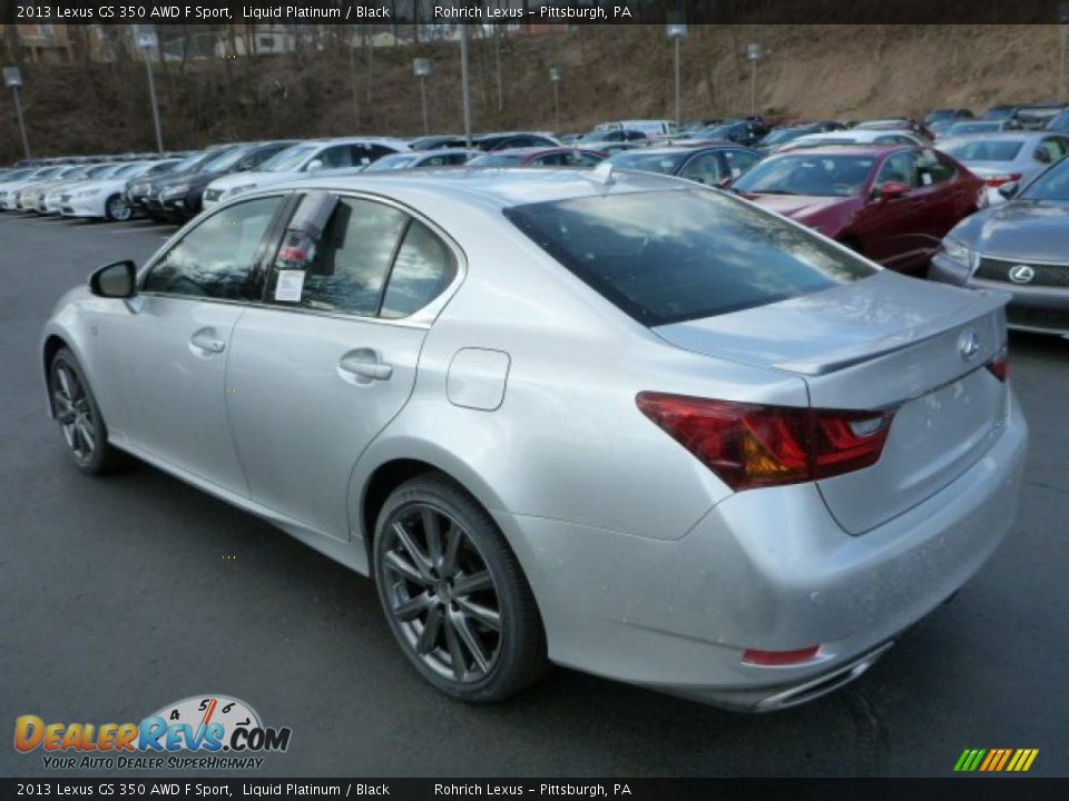 2013 Lexus GS 350 AWD F Sport Liquid Platinum / Black Photo #2