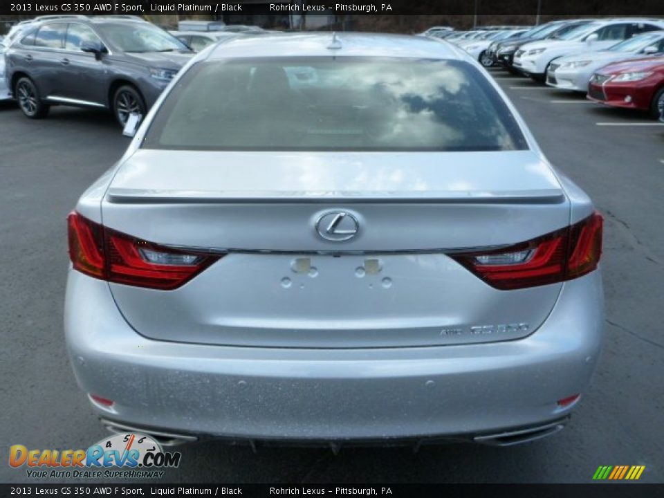 2013 Lexus GS 350 AWD F Sport Liquid Platinum / Black Photo #3