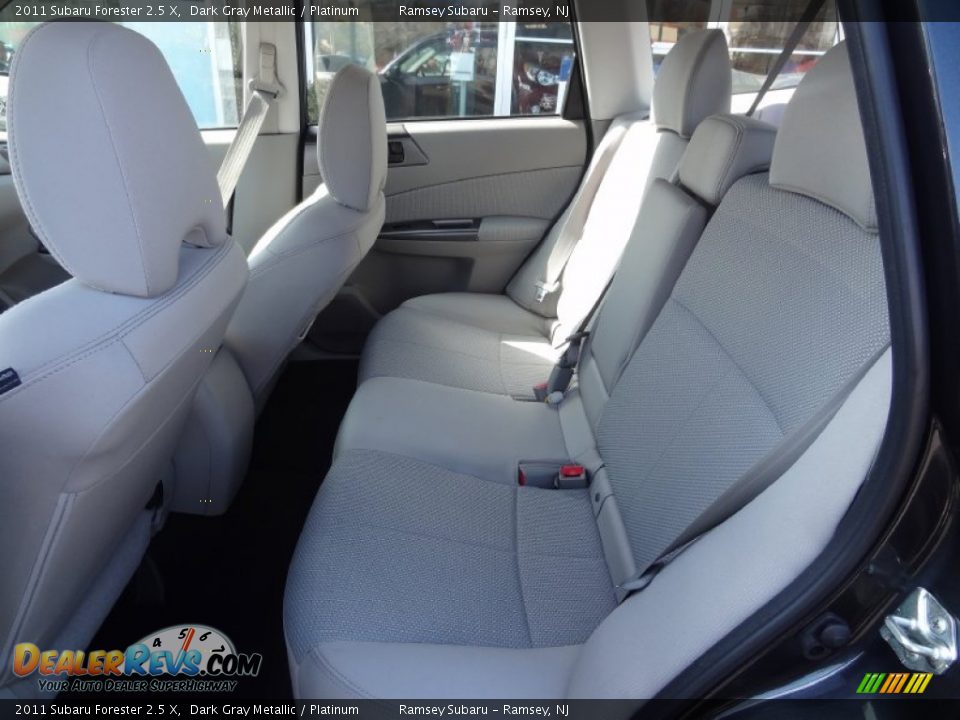 2011 Subaru Forester 2.5 X Dark Gray Metallic / Platinum Photo #15