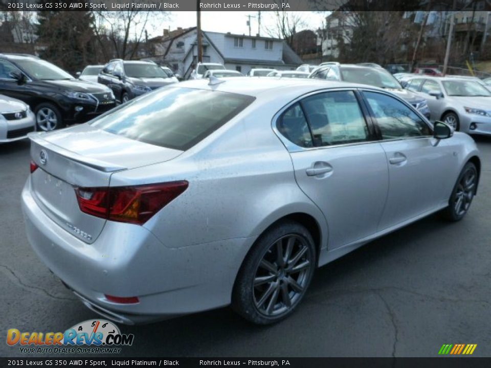 2013 Lexus GS 350 AWD F Sport Liquid Platinum / Black Photo #4