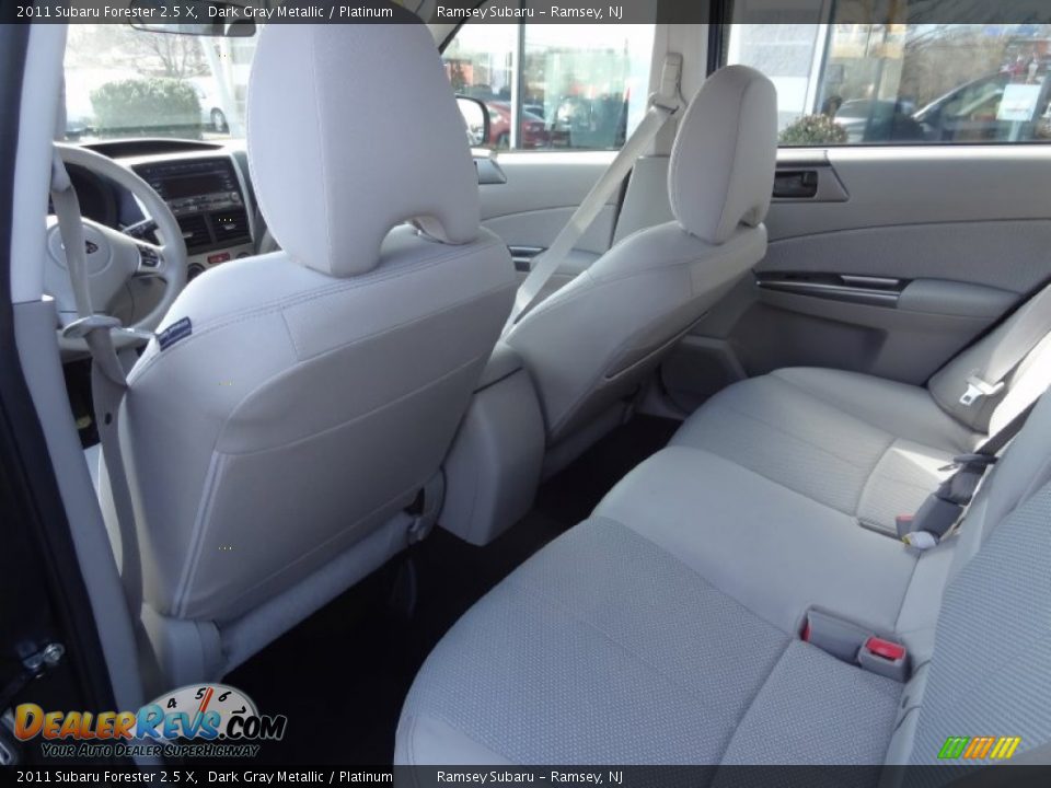 2011 Subaru Forester 2.5 X Dark Gray Metallic / Platinum Photo #16