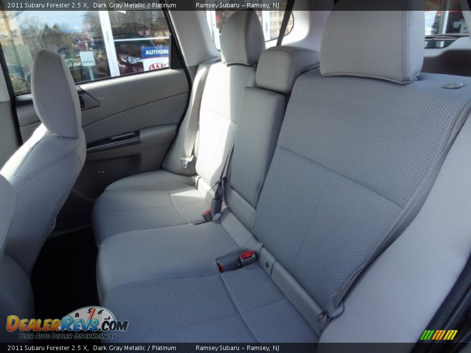 2011 Subaru Forester 2.5 X Dark Gray Metallic / Platinum Photo #17
