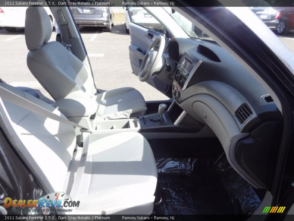 2011 Subaru Forester 2.5 X Dark Gray Metallic / Platinum Photo #20