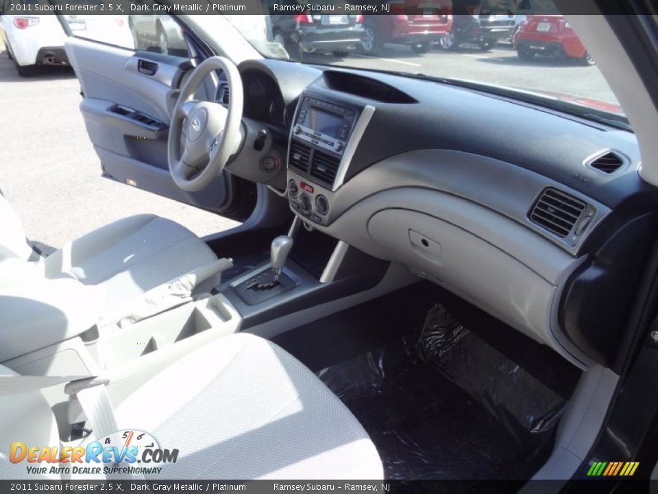 2011 Subaru Forester 2.5 X Dark Gray Metallic / Platinum Photo #21
