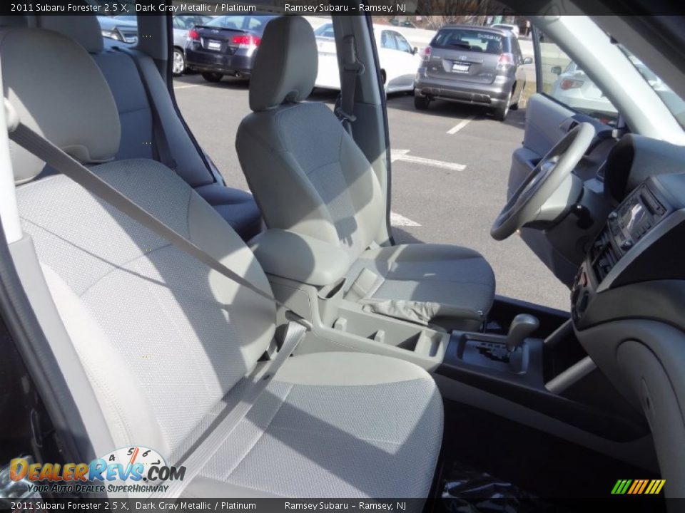2011 Subaru Forester 2.5 X Dark Gray Metallic / Platinum Photo #22