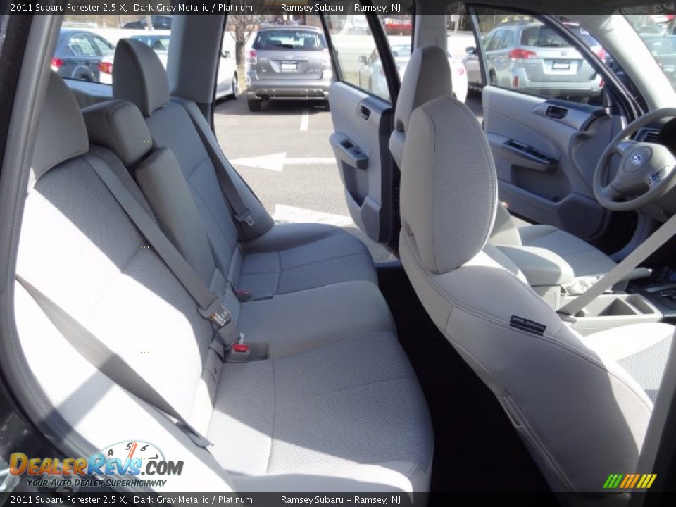 2011 Subaru Forester 2.5 X Dark Gray Metallic / Platinum Photo #23