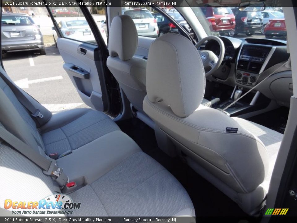 2011 Subaru Forester 2.5 X Dark Gray Metallic / Platinum Photo #24