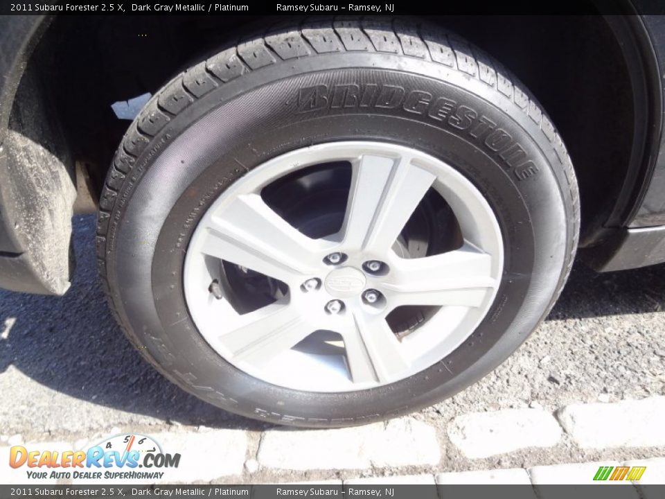 2011 Subaru Forester 2.5 X Dark Gray Metallic / Platinum Photo #32