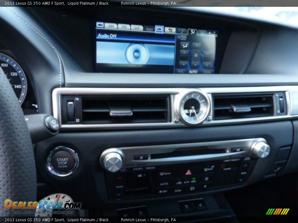 2013 Lexus GS 350 AWD F Sport Liquid Platinum / Black Photo #19