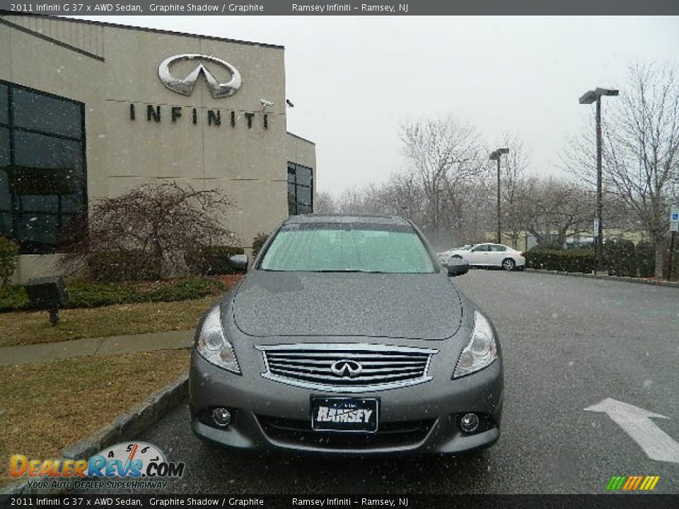 2011 Infiniti G 37 x AWD Sedan Graphite Shadow / Graphite Photo #1