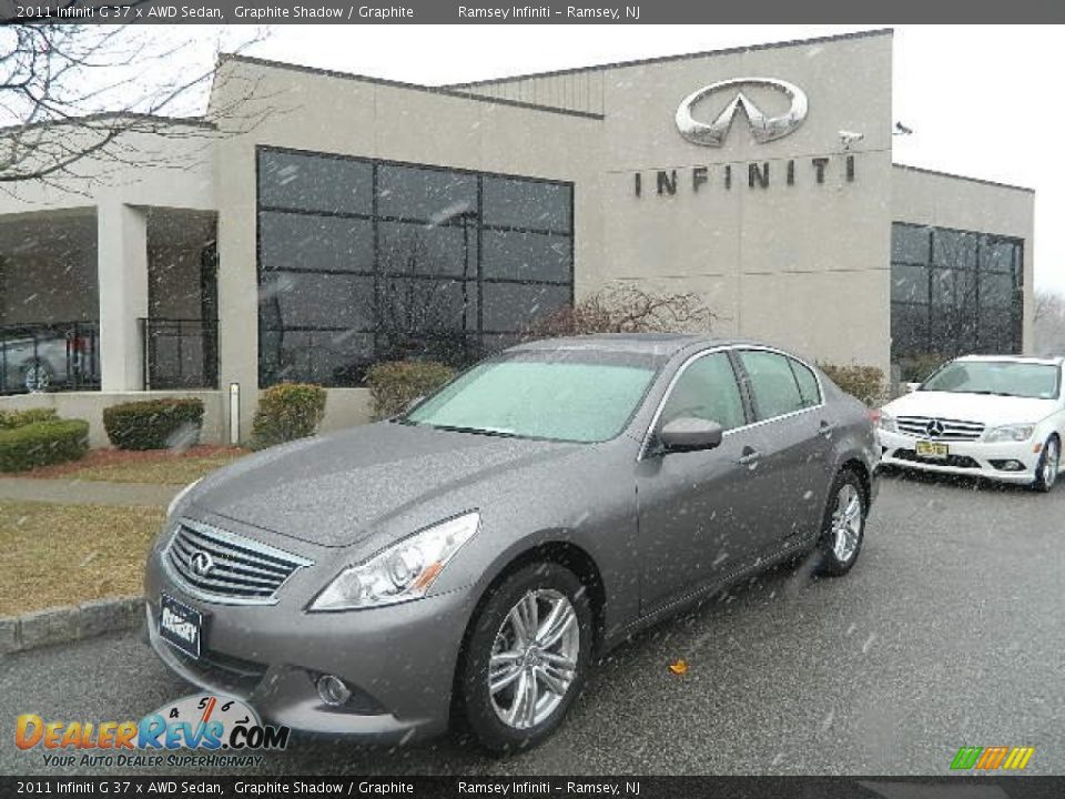 2011 Infiniti G 37 x AWD Sedan Graphite Shadow / Graphite Photo #2