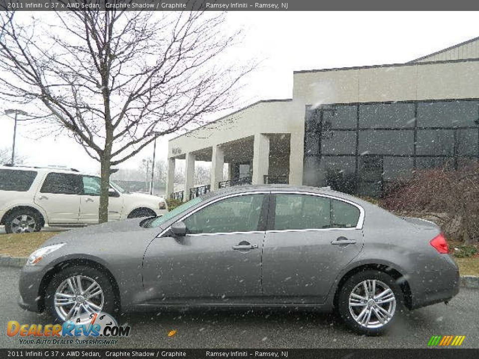 2011 Infiniti G 37 x AWD Sedan Graphite Shadow / Graphite Photo #4
