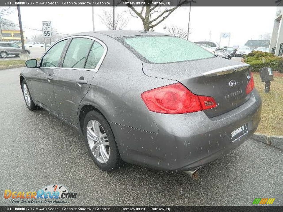 2011 Infiniti G 37 x AWD Sedan Graphite Shadow / Graphite Photo #5