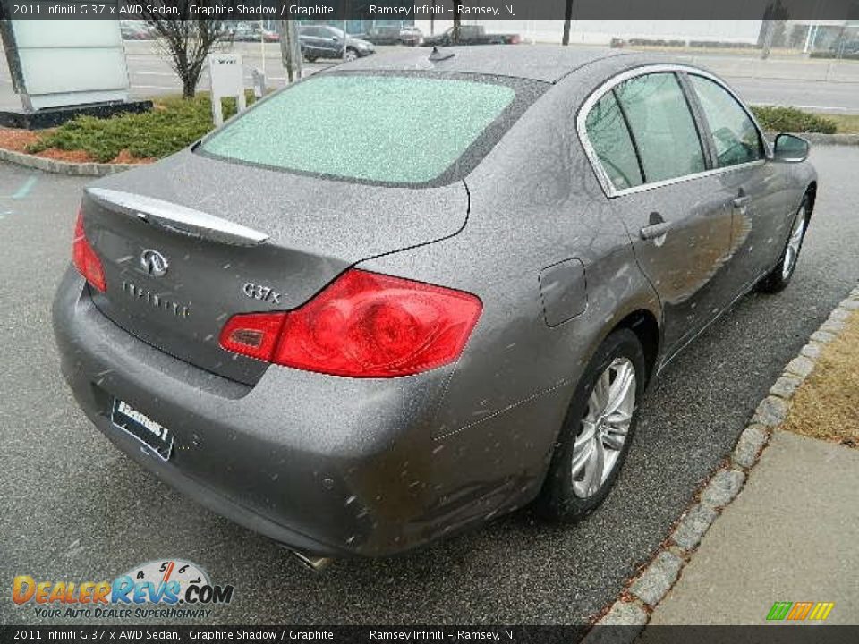 2011 Infiniti G 37 x AWD Sedan Graphite Shadow / Graphite Photo #7
