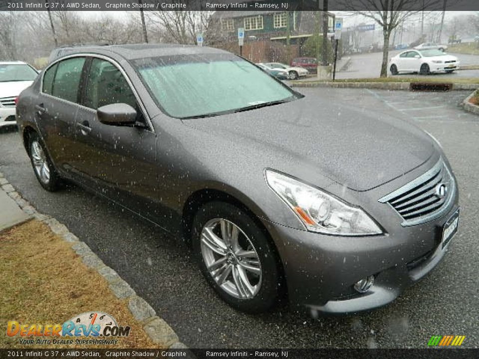 2011 Infiniti G 37 x AWD Sedan Graphite Shadow / Graphite Photo #8