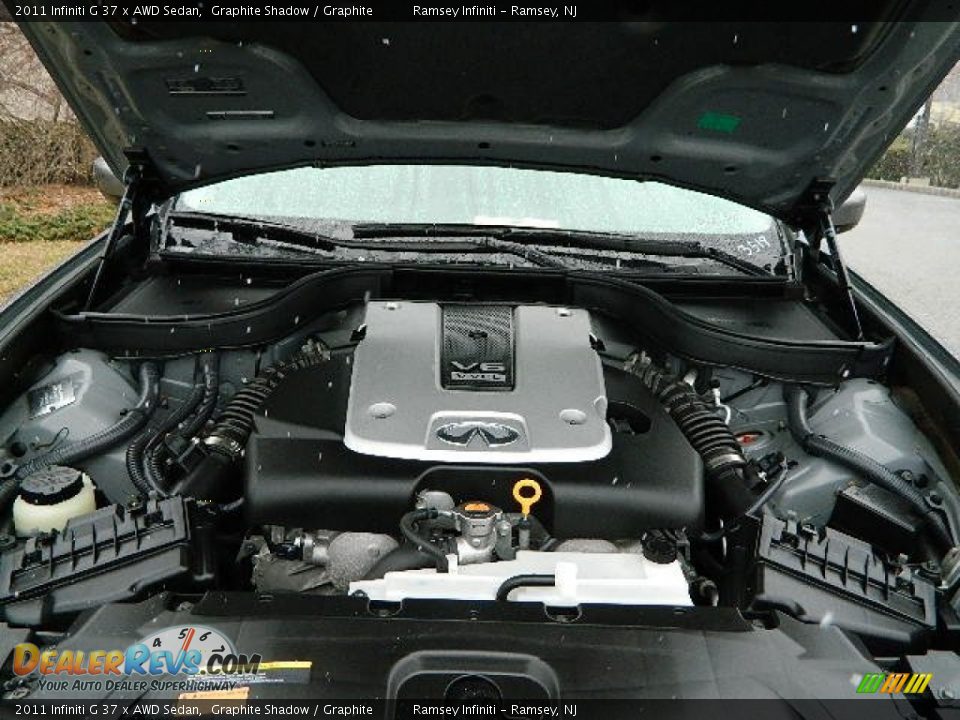 2011 Infiniti G 37 x AWD Sedan Graphite Shadow / Graphite Photo #9