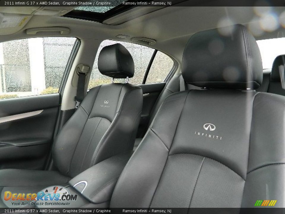 2011 Infiniti G 37 x AWD Sedan Graphite Shadow / Graphite Photo #10