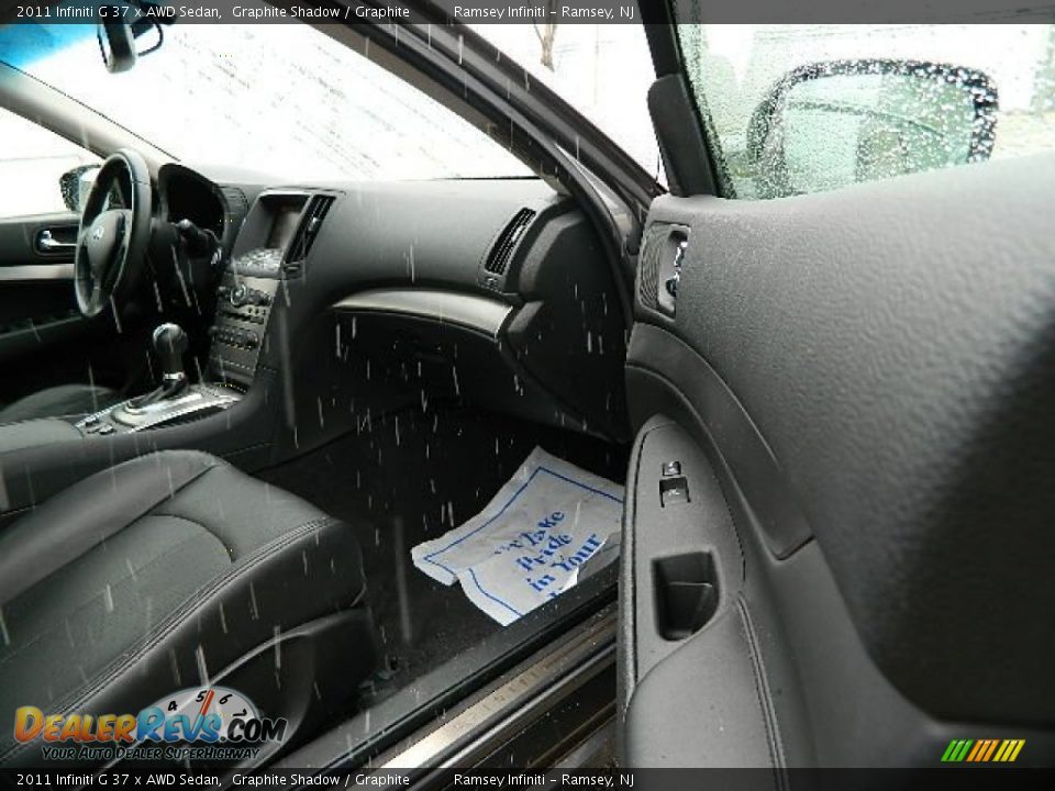 2011 Infiniti G 37 x AWD Sedan Graphite Shadow / Graphite Photo #14