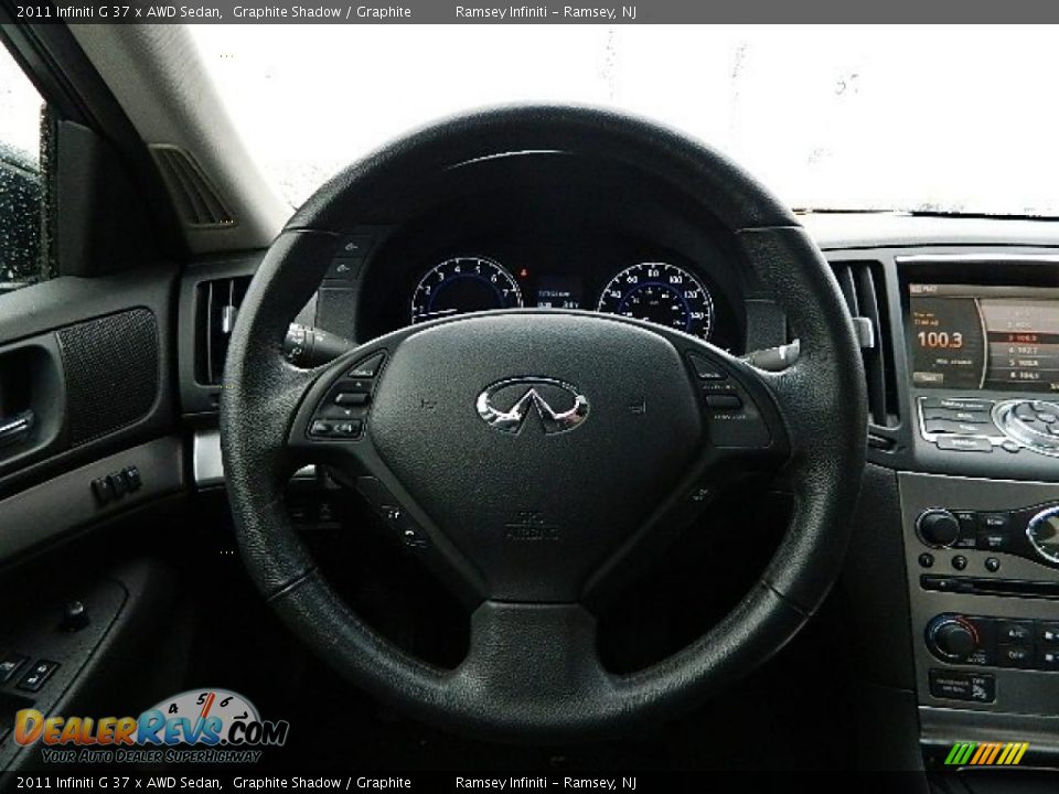 2011 Infiniti G 37 x AWD Sedan Graphite Shadow / Graphite Photo #16