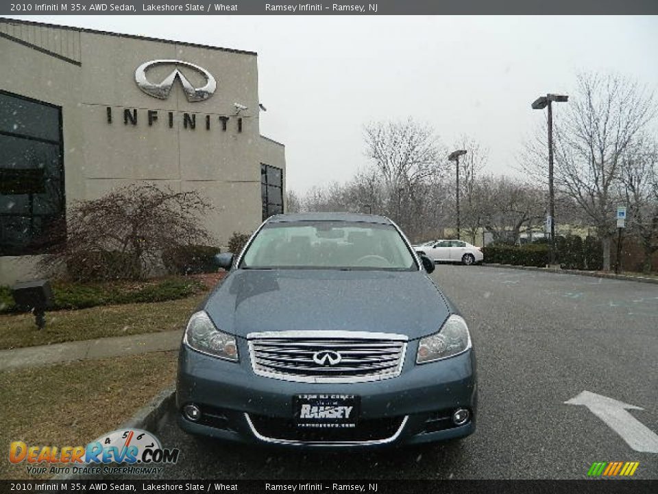 2010 Infiniti M 35x AWD Sedan Lakeshore Slate / Wheat Photo #1